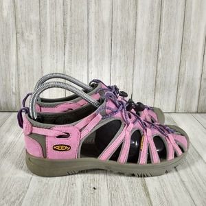 KEEN Water Shoe Sandals Pink Purple Gray Youth Size 5